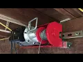 2021 AUG 18 Harbor Freight hoist as an elevator winch