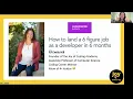 TRAILER How to land a 6 figure job as a developer in 6 months Emily Hill Codementor Events