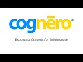 Exporting Content for Brightspace