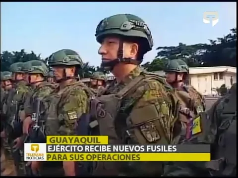 Ejército recibe nuevos fusiles para sus operaciones