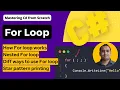 For Loop in C with Example C Tutorial for Beginners
