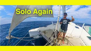 Sailing Solo again. 360 mile passage with a disastrous ending! (ep 288)