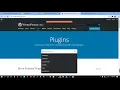 Lesson 4 - Learn how to install WordPress Plugins Part 1