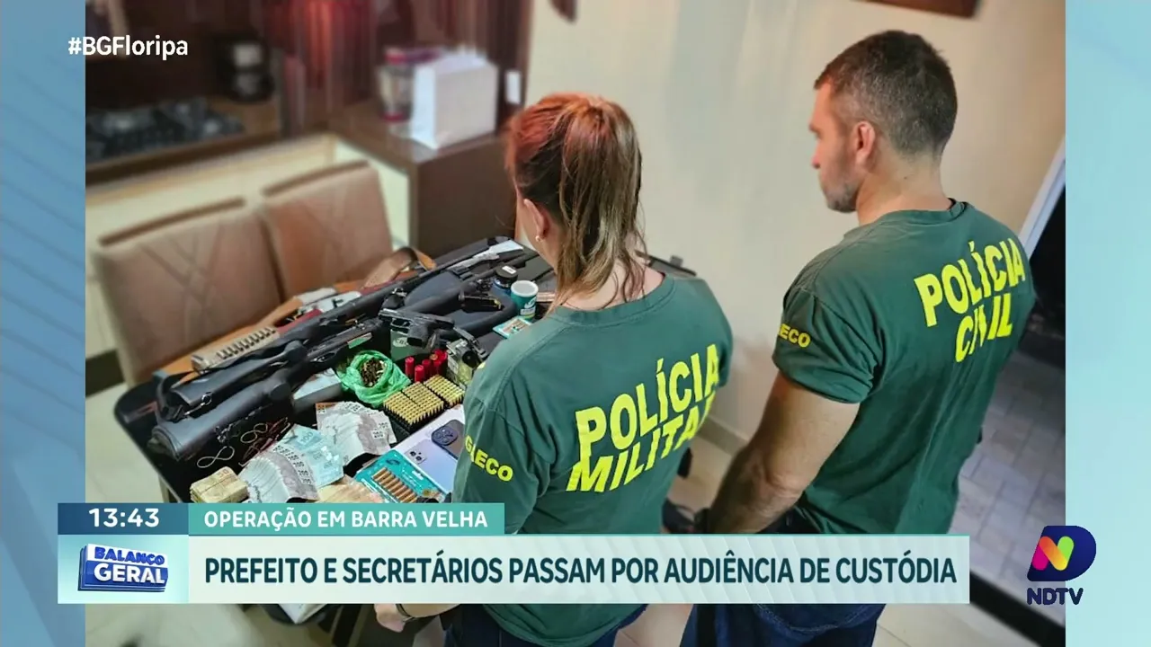 Prefeito de Barra Velha e secretários em audiência de custódia: últimas atualizações
