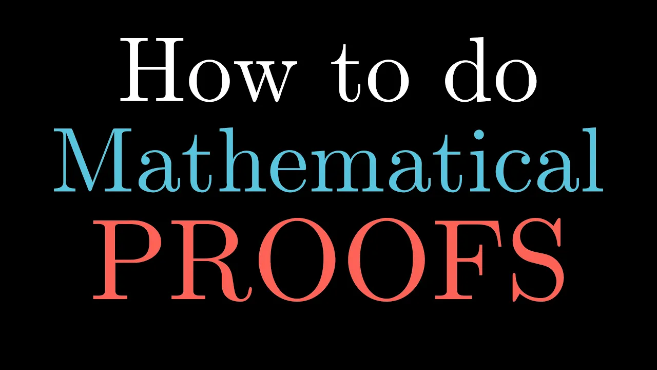 How to do mathematical proofs -- Introduction to Mathematical Proofs (PART 1)