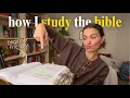 My simple 15 minute in-depth bible study routine