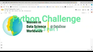 30 day Python Challenge for beginners in Data Science Day 3 Part 1 Solution