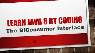Java 8 Functional Interface - BiConsumer Interface