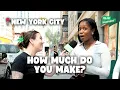 Asking People in NYC How Much They Make Salary Transparent Street