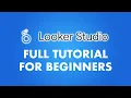 Looker Studio Tutorial For Beginners Previously Google Data Studio