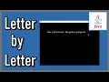 Displaying Text Letter by Letter - Java Extra 21