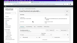 AWS Lambda python create thumbnail lab overview