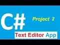C Project 2 Simple Text Editor import - save