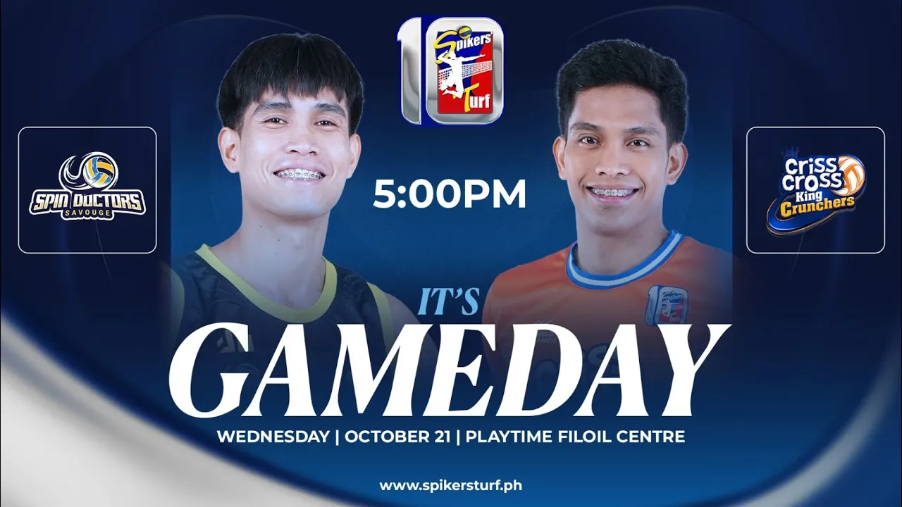 LIVE: SAVOUGE SPIN DOCTORS VS CRISS CROSS KING CRUNCHERS | 2026 SPIKERS TURF INVITATIONAL CONFERENCE 2026-10-21 12:19