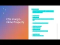 CSS margin-inline Property Explained