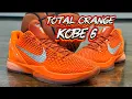 NEW Kickwho godkiller Kobe 6 Total Orange review on foot