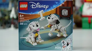 LEGO Disney 43271 Lucky & Penny 101 Dalmatians Puppies Speed Build