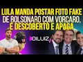 Lagu BATEU O DESESPERO: Lula manda postar foto fake de Bolsonaro com Vorcaro, é descoberto e apaga!