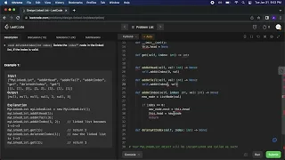Leetcode Design Linked List