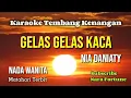 Download Lagu GELAS GELAS KACA - NIA DANIATY | karaoke nada wanita | lirik