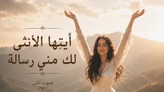 أ ي  ت ه ا الأ نثى  ل ك  م ن  ي ر س ال ة  دندنها