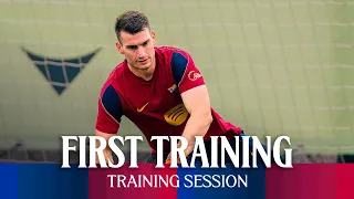 IN SAFE HANDS | LIVAKOVIĆ's FIRST TRAINING with FC BARCELONA 🔵🔴🔒