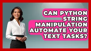 Can Python String Manipulation Automate Your Text Tasks - Python Code School