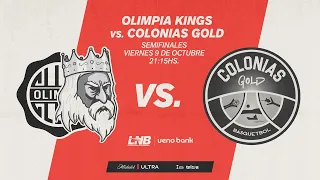 LNB EN VIVO - SEMIFINALES-  OLIMPIA KINGS Vs. COLONIAS GOLD