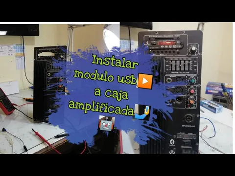 Download MP3 Reemplazar o Instalar Modulo Mp3 (Bluetooth, Usb, Fm, Microsd) en cajas amplificadas🤖.