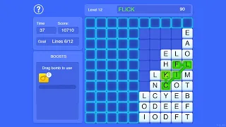 Word Wipe - Gameplay No Boosts