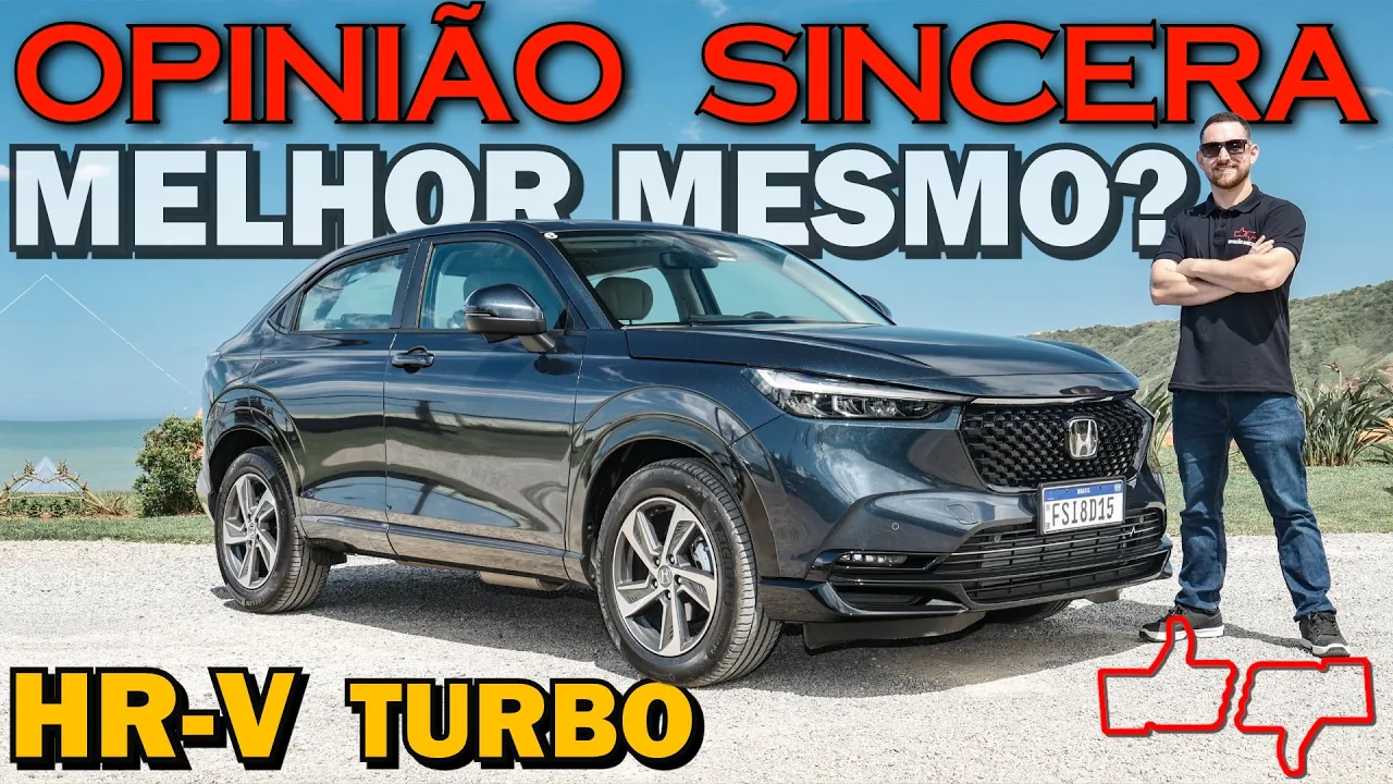 A MELHOR e mais COMPLETA avaliação: Novo Honda HR-V turbo Touring - Consumo, preço, anda bem? Vale?