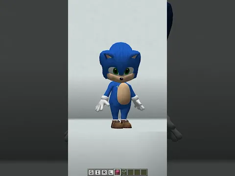 Baby Sonic vs My Fangirl: Guess the SECRET WORD Challenge #shorts #minecraft