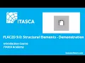 FLAC2D 9 0 Structural Elements - Demonstration
