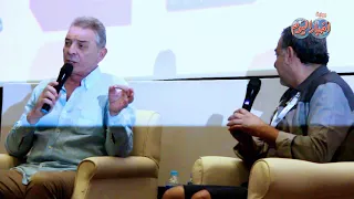 أخبار اليوم محمود حميدة واسامة فوزي يكشفان صعوبات فيلم جنه الشياطين 