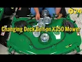 How to Replace Deck Belt on John Deere X350 with 48-inch Deck
