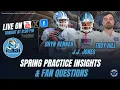 UNC Football Spring Practice Insights Fan Questions Tar Pit Podcast