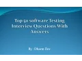 Top 50 Software Testing Interview Questions with Answers