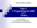 Embedded C Programming for ARM Timer Programming