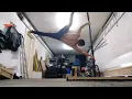 Human flag work on diy freestanding pole