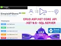 Building a CRUD ASP NET Core Web API with SQL Server Standardized API Responses Beginner Guide