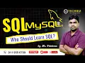 Who Should Learn SQL SQL MySQL Tutorial Title TechidZ by Srinivas