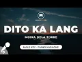 Download Lagu Dito Ka Lang - Moira Dela Torre (Male Key - Piano Karaoke)