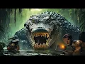 【2025 Newest Movie】Plane crash on a island🐊Survivors are hunted by giant crocs,fighting for survival