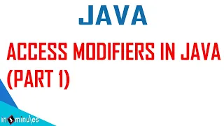 V46 Access modifiers in Java Part 1