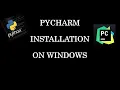 How to install Pycharm IDE on windows 11 Pycharm installation python tutorial codewithme