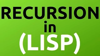 Recursion Lisp Tutorial Racket