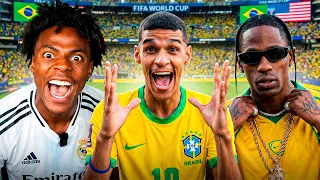 FUI NO JOGO DO BRASIL E CONHECI O TRAVIS SCOTT! 🇧🇷🔥