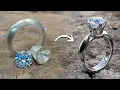 Lagu Handmade Silver Diamond Ring Making 💎💍|  Silversmith Art