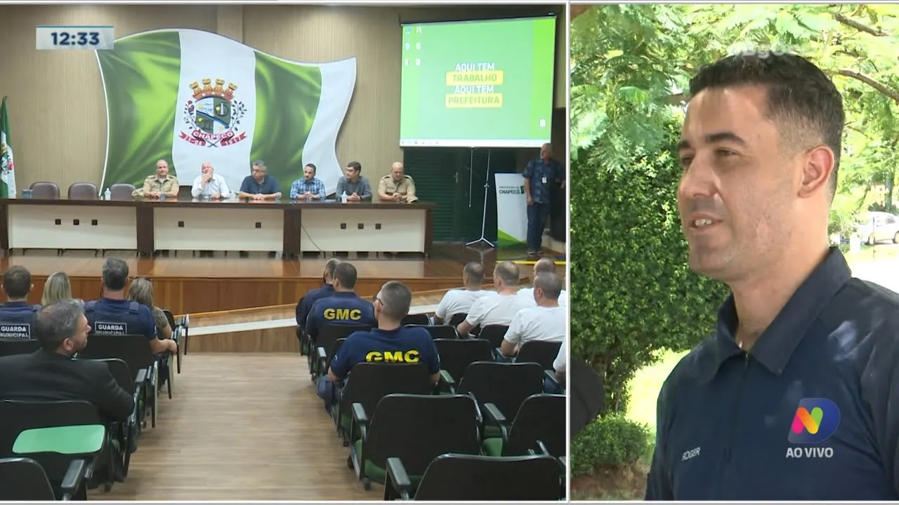 Agentes de trânsito vão se tornar guardas municipais em Chapecó