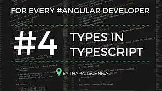 Typescript Tutorial for Beginners in Hindi Part 4 Types In Typescript in Hindi